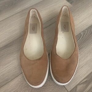 UGG Kammi Brown Suede Flats Size 8